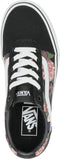 Vans WM Ward - Lage sneakers - Sidestripe logo - (Flowers & Checks) Black - Maat 41