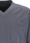 Schiesser Heren Shortama - Korte broek - V-hals - Antraciet - Maat L