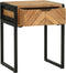 vidaXL - Nachtkastje - 40x35x50 - cm - Massief - Acaciahout
