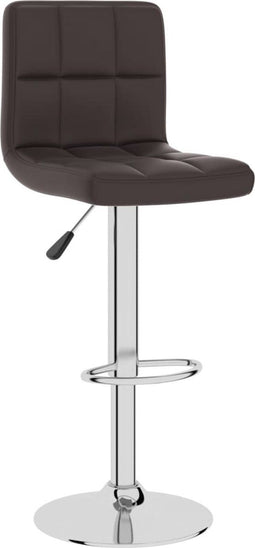 vidaXL - Barkruk - kunstleer - bruin