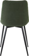 Light & Living - Eetkamerstoel KATE - 58.5x47.5x82.5cm - Groen - Set van 2