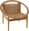 J-Line - Stoel - Fauteuil - Rond Teak Hout Naturel