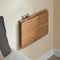 SoBuy FWT03-PF - Opklapbare Wandtafel - Ruimtebesparend - Bruin