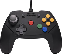 Retro Fighters Brawler64 V2 - Wired Controller - N64 - Zwart