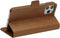 Dbramante1928 iPhone 12/12 Pro - Flip cover - Magneetsluiting en ruimte voor pasjes - Cognac