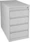 Praktische standcontainer 3 lades diep 80CM kleur Antraciet (Ral 7016) topblad Havanna