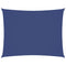 Zonnescherm rechthoekig 3,5x4,5 m oxford stof blauw