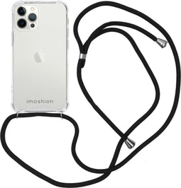 imoshion Hoesje Geschikt voor iPhone 12 Pro Max Hoesje Met Koord - imoshion Backcover met koord - Transparant