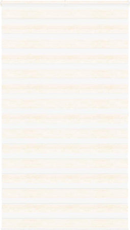vidaXL - Zebra - rolgordijn - 135x200 - cm - stofbreedte - 130,9 - cm - marmerbeige