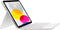 Apple iPad (2022/2024) - Magic Keyboard Folio - Ingebouwd trackpad en 14 functietoetsen - Aluminium/Wit