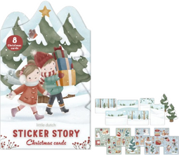 Little Dutch - Sticker Story - Kerst stickers en ansichtkaarten