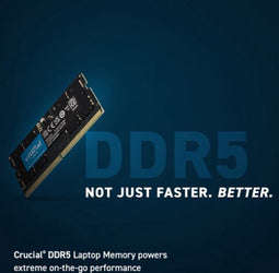 Crucial CT24G56C46S5 - Laptopgeheugen - 24 GB DDR5 5600MT/s ECC CAS 46 (1x)