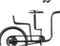 Bordsklocka Fiets Zwart Metaal 33 x 21 x 4 cm (4 Stuks)