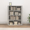 vidaXL - Dressoir - 80x30x106 - cm - bewerkt - hout - betongrijs