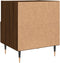 vidaXL - Nachtkastje - 40x35x47,5 - cm - bewerkt - hout - bruin - eikenkleur