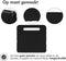 imoshion Galaxy Tab S6 Lite - Kidsproof Backcover met handvat - Zwart