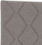 vidaXL - Hoofdbord - met - Diamantblok - Design - Taupe - 80 - cm - Stof