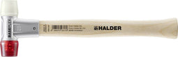 Halder 3968025 Baseplex Hamer - Nylon/Celluloseacetaat - Hout - 215gr - 25mm
