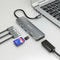 Aisens ASUC-6P016-GR - Dockingstation - 2x USB 3.2 Gen1 type-A 1x USB 3.2 Gen1 type-C - Grijs