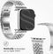 Selencia Jubilee stalen bandje - Geschikt voor Apple Watch 1, 2, 3, 4, 5, 6, 7, 8, 9, 10 (42 mm), SE - 38/40/41 mm - Zilver - One Size