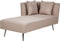 RIOM - Chaise longue - Lichtbruin - Rechtszijdig - Stof