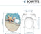 SCHÜTTE WC-Bril 82196 BEACH - Duroplast - Soft Close - Verchroomde Scharnieren - Decor - 1-zijdige Print