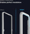 Spigen iPhone 12 Mini - AlignMaster Full Cover Glass - 9H gehard glas - zwart (2 stuks)
