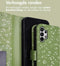 iMoshion Hoesje Geschikt voor Samsung Galaxy A32 (5G) Hoesje Met Pasjeshouder - iMoshion Design Bookcase smartphone - Groen / Green Flowers