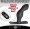 XR Brands P-Spot Plugger - Siliconen Prostaatplug met Harnas en Afstandsbediening black
