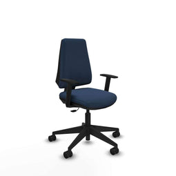 Piqueras y Crespo Elche B1D066N - Bureaustoel - Verstelbare hoogte met armleuning - Marineblauw