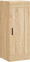 vidaXL - Wandkast - 34,5x34x90 - cm - bewerkt - hout - sonoma - eikenkleurig