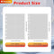 40Pcs Binder Pockets Photo Album Binder, A5 6-Holes Photo Album Binder Refill Inner for Card Storage