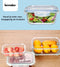 Home Set Lunchboxen Glas Polypropyleen 3 Onderdelen