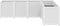 vidaXL - Plantenbak - 160x120x53 - cm - polypropeen - wit