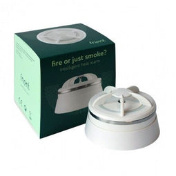 Frient Intelligent Heat Alarm - Rook en Temperatuur Sensor - Zigbee - Draadloos bereik 100m - Accuduur 60mnd