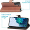 iMoshion Hoesje Geschikt voor Samsung Galaxy S21 Hoesje Met Pasjeshouder - iMoshion Luxe Bookcase - Bruin