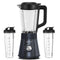 Safecourt Kitchen Power Blender - 1,5L Glas & 2x 600ml To-Go beker - 1300W Krachtig & Stil - RVS