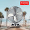 Trebs 99384 - Retro Tafelventilator - 35 Watt - 3 snelheden - Chroom