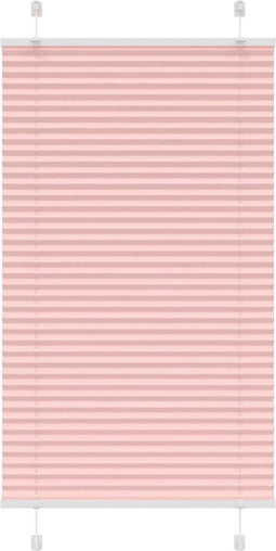 vidaXL - Plissé - rolgordijn - 75x150 - cm - stofbreedte - 74,4 - cm - polyester - roze