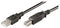 Ewent EW-UAB-050 - USB A naar USB B kabel - 500 cm - Zwart