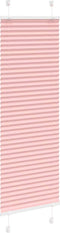 vidaXL - Plissé - rolgordijn - 40x100 - cm - stofbreedte - 39,4 - cm - polyester - roze
