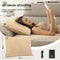 Saaf Comfort - Warmtekussen - 3 Warmtestanden - Draadloos - Oplaadbaar - 10.000mAh Powerbank - Teddy Beige