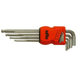 ATM Inbussleutel Set - Extra lang 1,5 - 10 mm Zeshoekig - Zwart/Oranje (9 stuks)