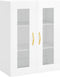 vidaXL - Hangkast - 69,5x34x90 - cm - hoogglans - wit