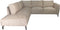 Hoekbank Morgan links - 248x261x88 - Adore 01 Naturel - Velours