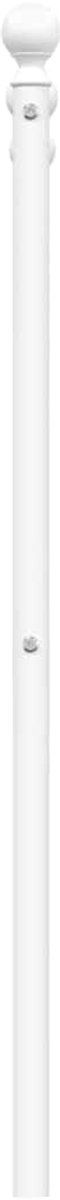 vidaXL - Hoofdbord - 100 - cm - metaal - wit