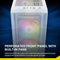 AURA GC2 ELITE WH A PC Behuizing Mid Tower Wit met Gehard Glas en 4x 120mm ARGB Fans