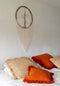 De Raffia Kussenhoes Vierkant - Naturel - 60x60