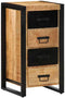 vidaXL - Ladekast - 40x40x75 - cm - massief - ruw - mangohout