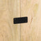 vidaXL - Hoofdbord - 140 - cm - massief - ruw - mangohout